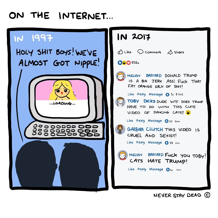 Funny, Cute, Sometimes Relatable, And Often Offensive Comics