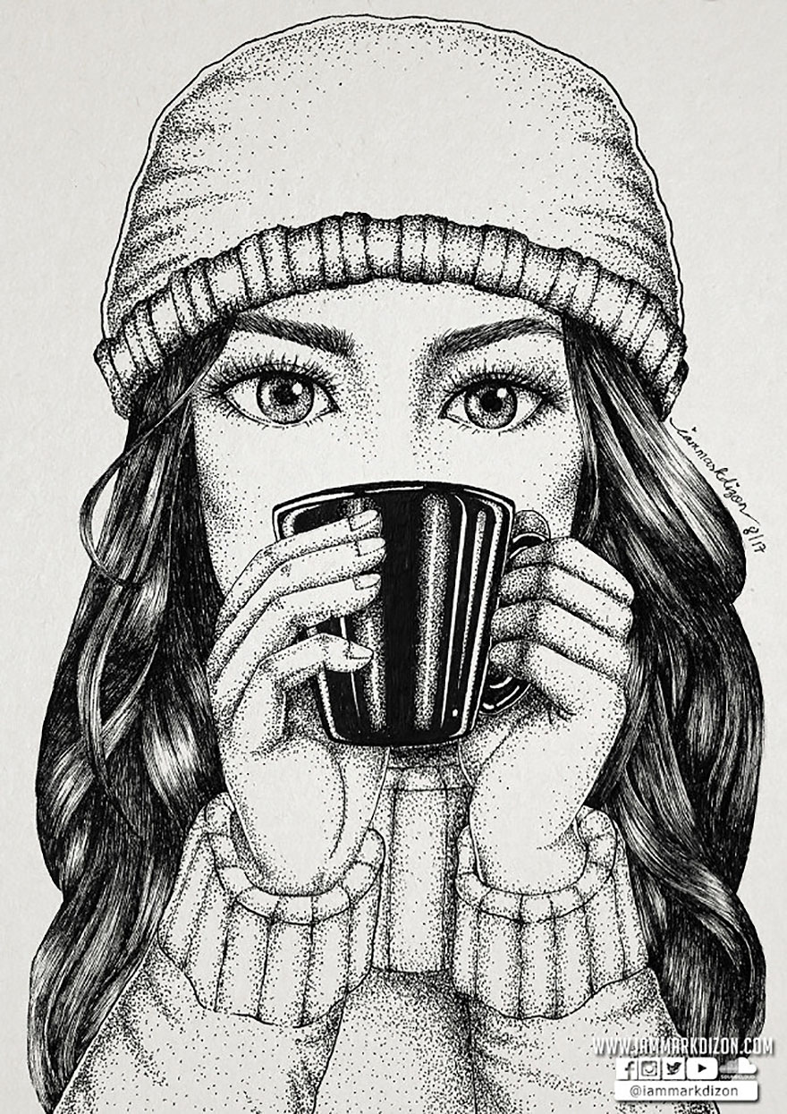 Hundred Thousand Dots And The Result Are Amazing Portraits!