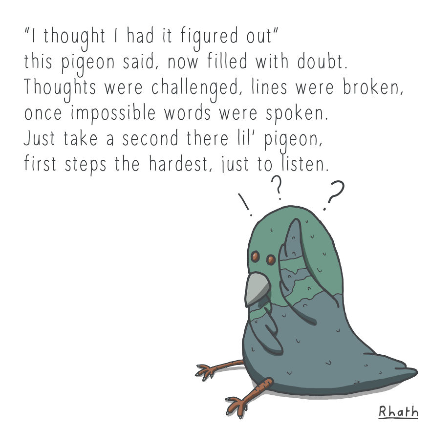Lil' Pigeons Weigh In On Social Issues
