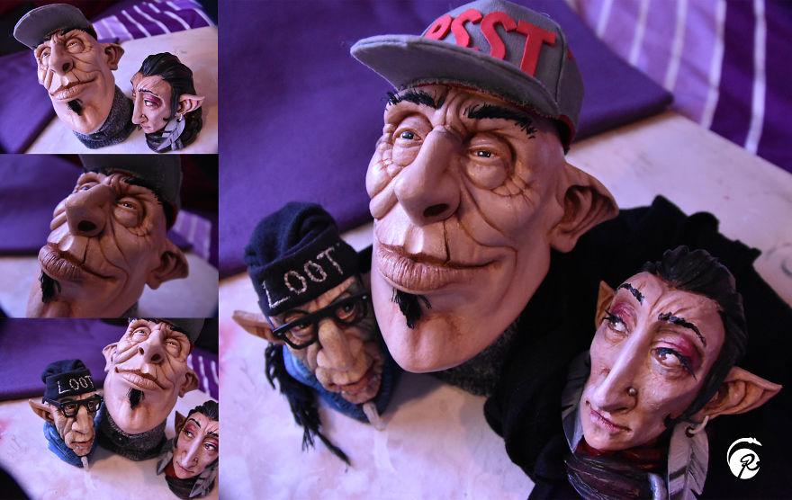 Hipster Goblin Sculptures I Made.