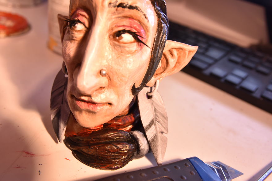 Hipster Goblin Sculptures I Made.