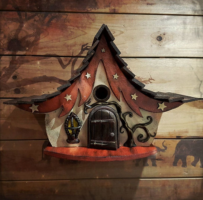 I Build Magical Palaces For The Little Birds In Your Garden.