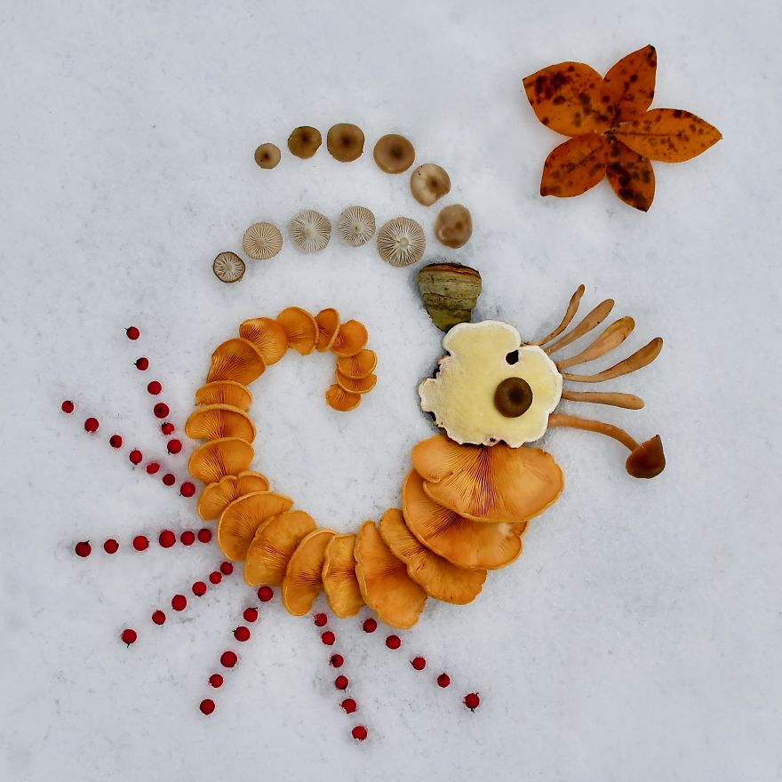 #8 Winter Worm On Snow