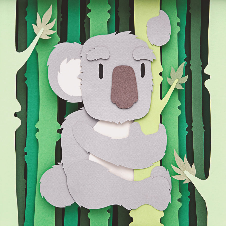 I Made These Papercut Illustrations For My Daughter's Room I Made These Papercut Illustrations For My Daughter's Room