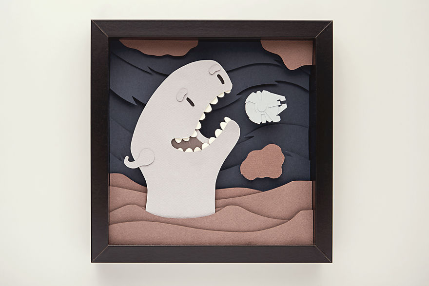 I Made These Papercut Illustrations For My Daughter's Room I Made These Papercut Illustrations For My Daughter's Room