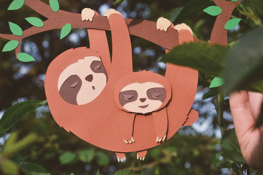 I Made These Papercut Illustrations For My Daughter's Room I Made These Papercut Illustrations For My Daughter's Room