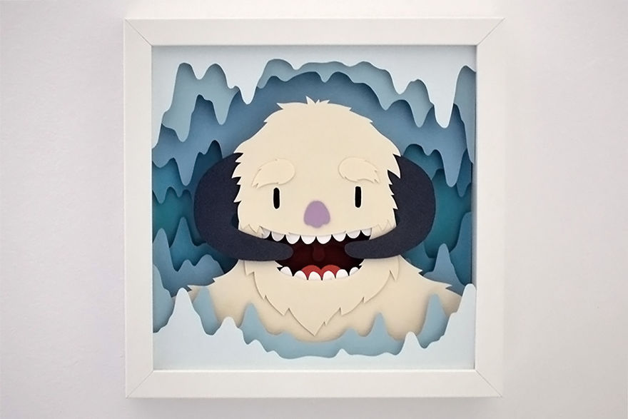 I Made These Papercut Illustrations For My Daughter's Room I Made These Papercut Illustrations For My Daughter's Room