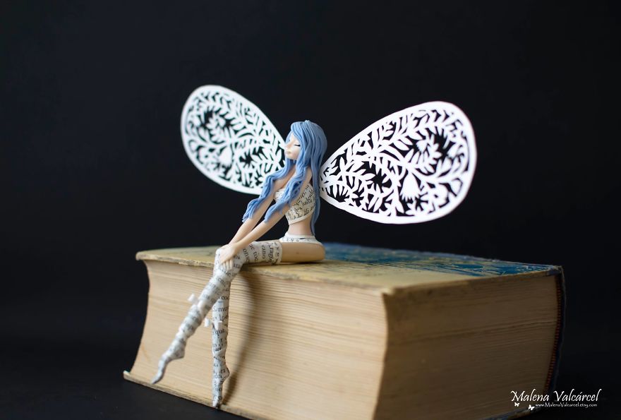 I Make Paper Miniatures And Incorporate Some Of Them To My Book Sculptures