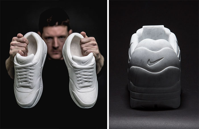 Artist Makes Impressive Sculptures Of Accessories And Fashionable Clothes In Marble