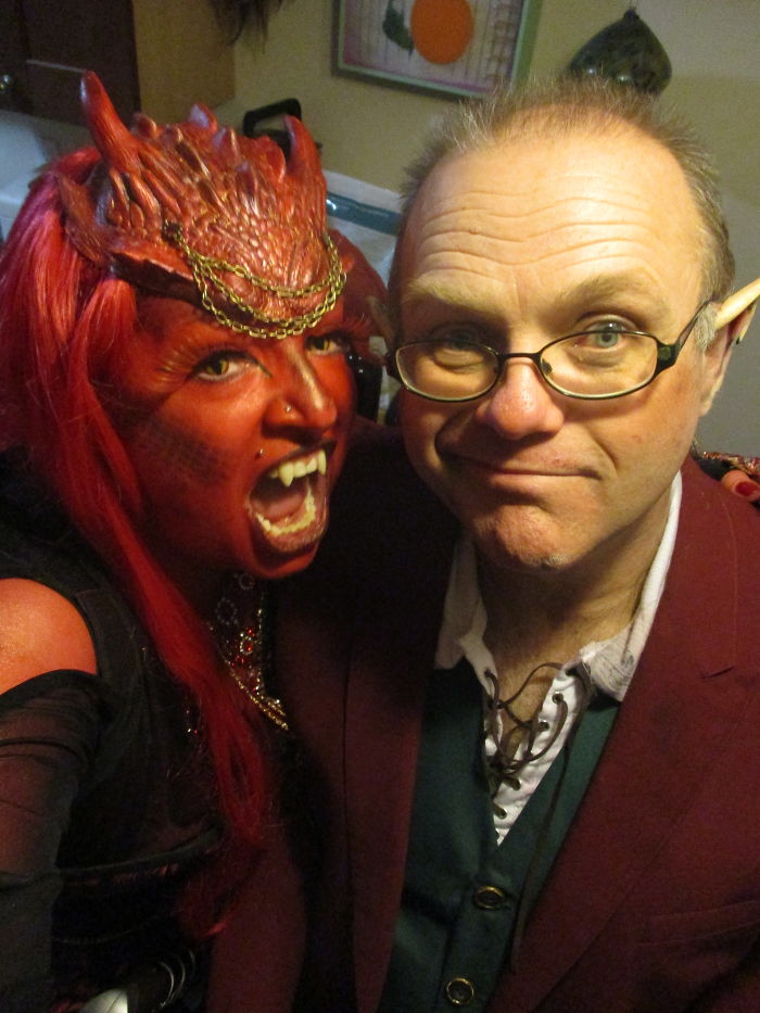 We're Smaug & Bilbo From The Hobbit