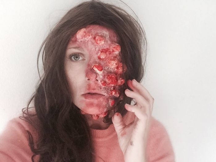 Went A Tiny Bit Overboard This Halloween :d Just One Of The Looks I Have Been Doing This Week.