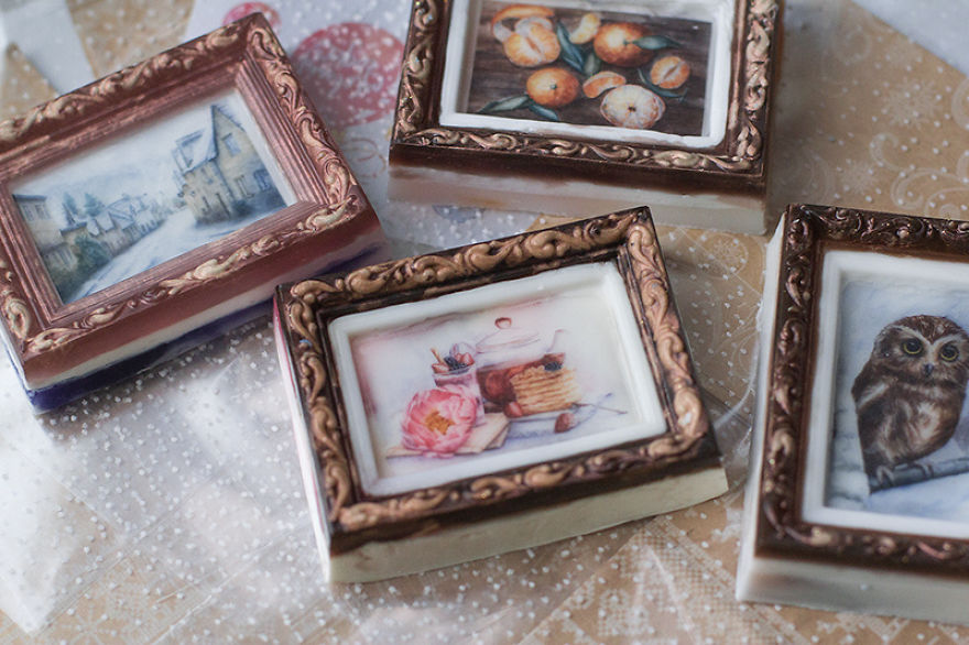 I've Combined My Two Hobbies - Watercolor Painting And Soap Making - Into One