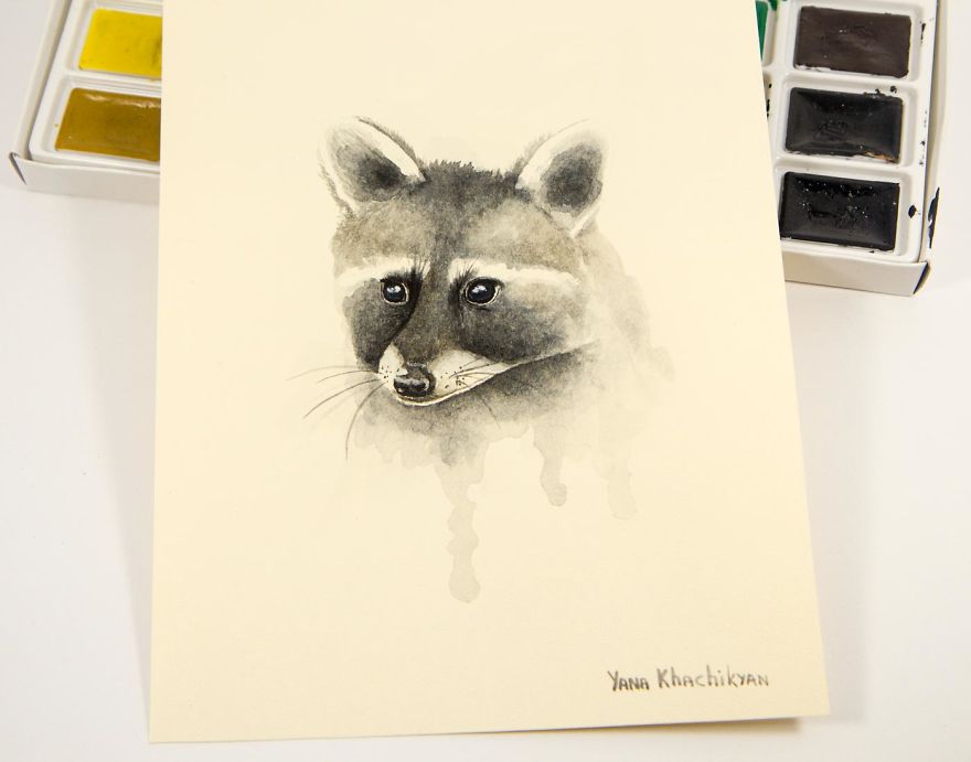 Beautiful Watercolor Animals Drawn By Russian Artist Yana Khachikyan Beautiful Watercolor Animals Drawn By Russian Artist Yana Khachikyan