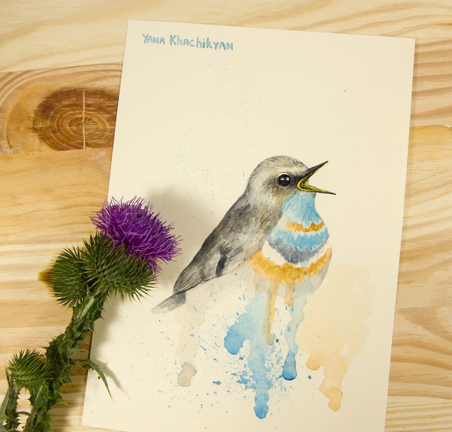 Beautiful Watercolor Animals Drawn By Russian Artist Yana Khachikyan Beautiful Watercolor Animals Drawn By Russian Artist Yana Khachikyan