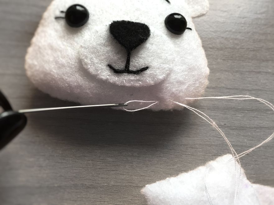 How To Sew A Felt Polar Bear Explained In 12 Simple Steps How To Sew A Felt Polar Bear Explained In 12 Simple Steps