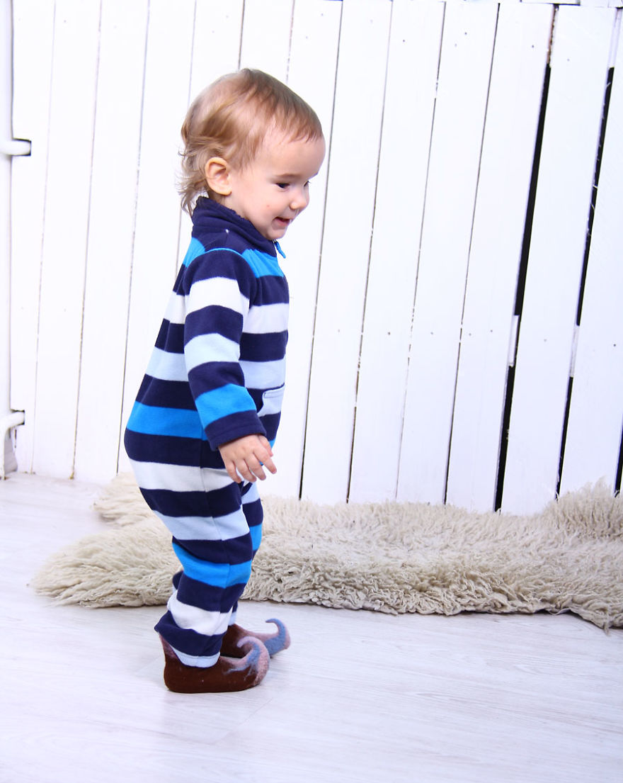 Felted Elf Booties That Every Baby Want