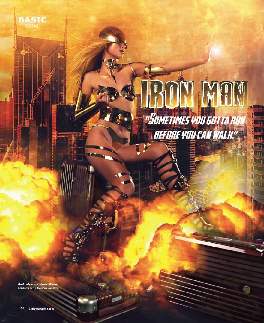 Famous Marvel Characters Re Imagined As Female Superheroes