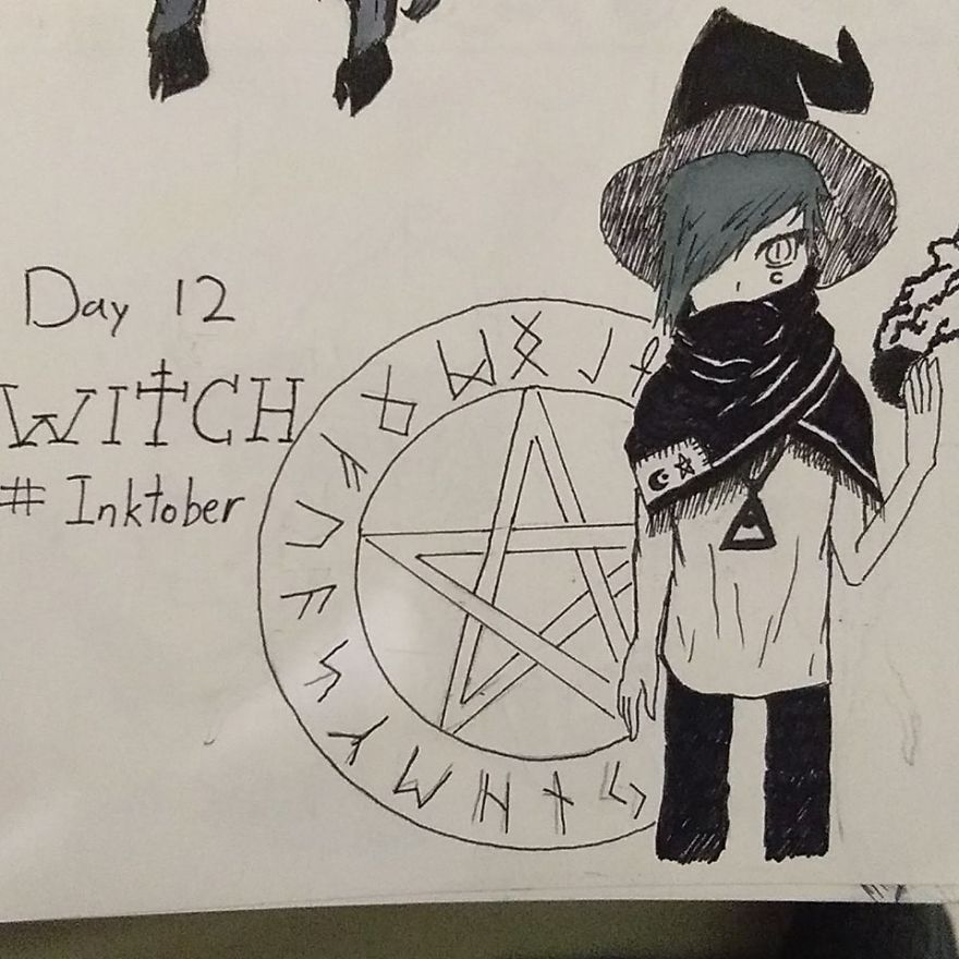 I Illustrated 31 Monsters From Many Cultures, Folklore And Myths In Inktober