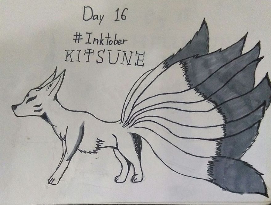 I Illustrated 31 Monsters From Many Cultures, Folklore And Myths In Inktober