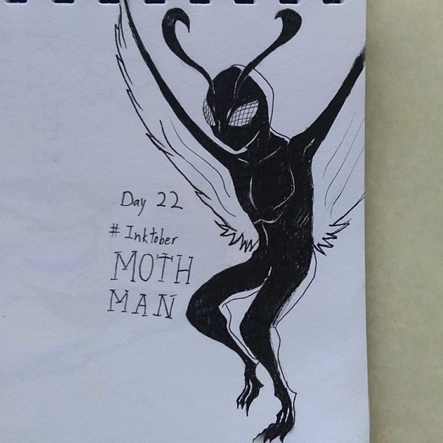 I Illustrated 31 Monsters From Many Cultures, Folklore And Myths In Inktober