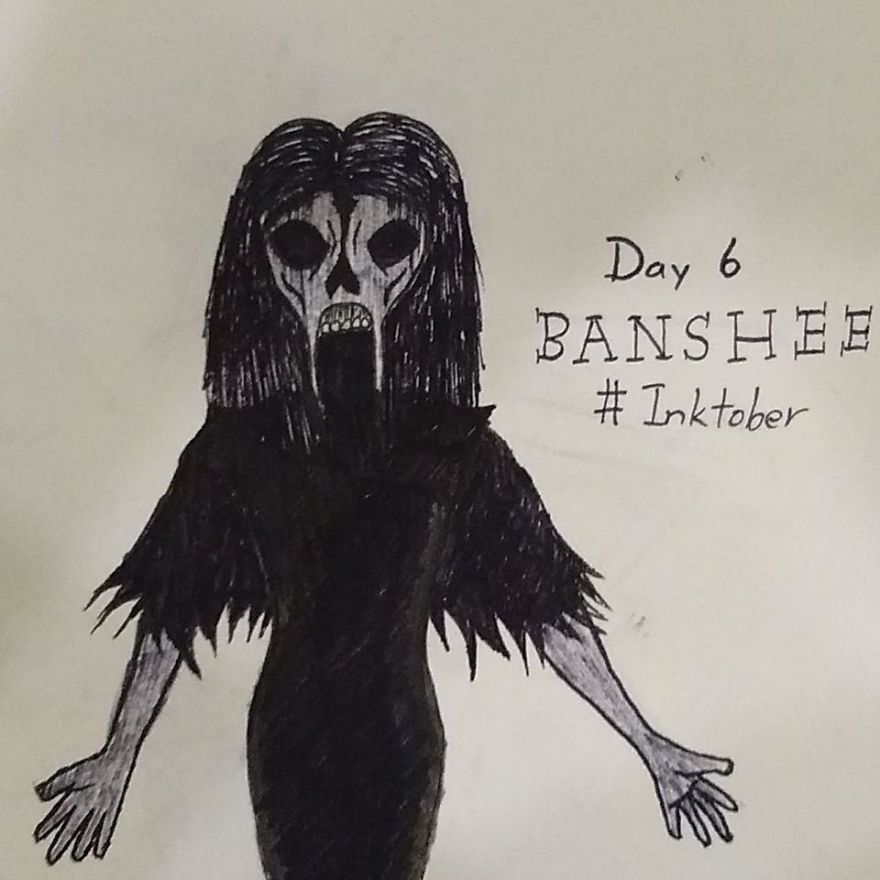 I Illustrated 31 Monsters From Many Cultures, Folklore And Myths In Inktober