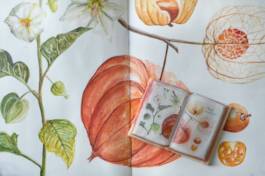 I've Combined My Two Hobbies - Watercolor Painting And Soap Making - Into One