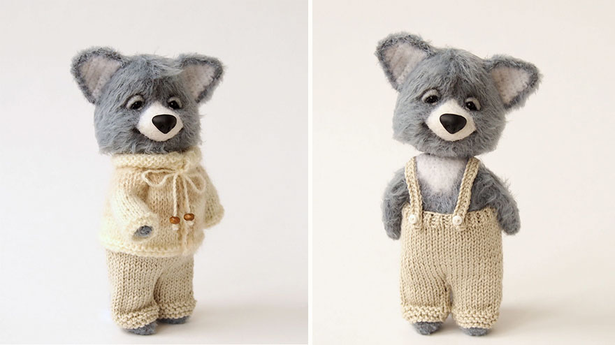 Russian Artist Knits One-Of-A-Kind Christmas Doggies Russian Artist Knits One-Of-A-Kind Christmas Doggies