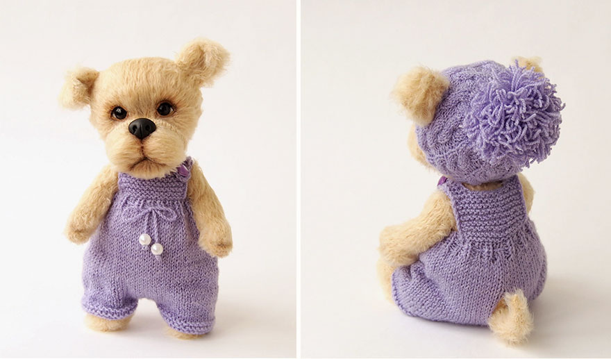 Russian Artist Knits One-Of-A-Kind Christmas Doggies Russian Artist Knits One-Of-A-Kind Christmas Doggies