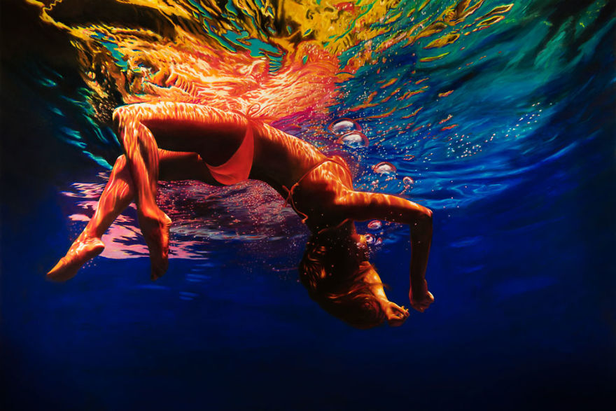 Underwater Figurative Realism Of Matt Story