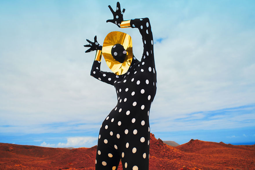 I Made Costumes And Flew To An Island To Make Surreal Space Selfportraits