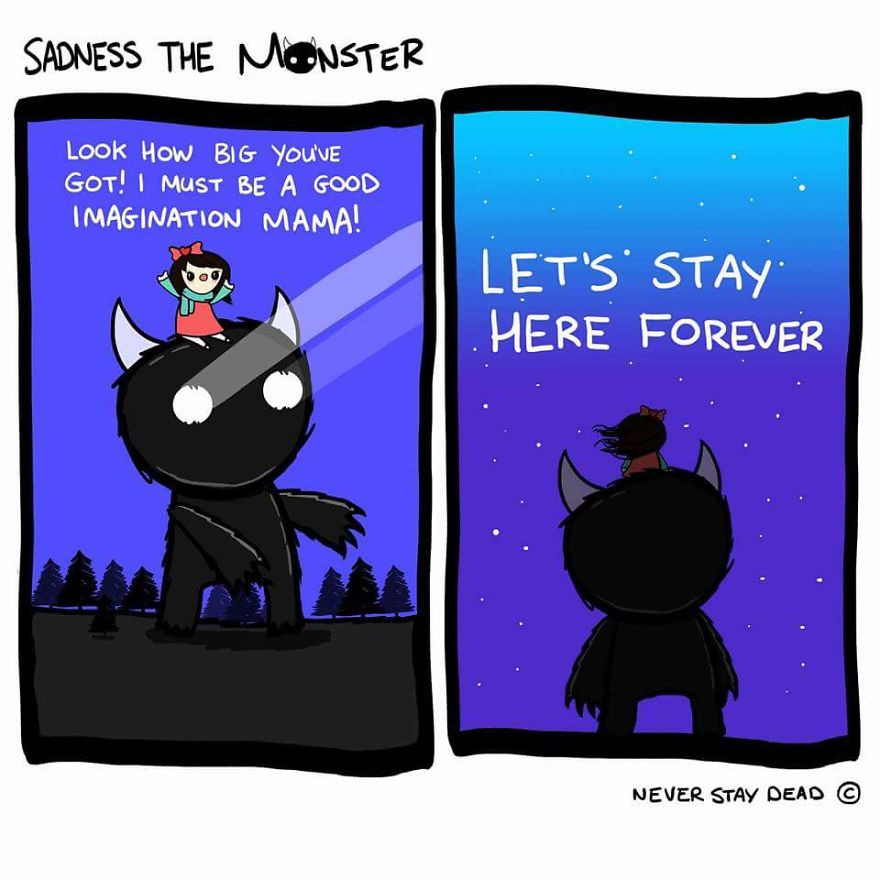 Meet Sadness The Monster, My Greatest Enemy And Savior Meet Sadness The Monster, My Greatest Enemy And Savior