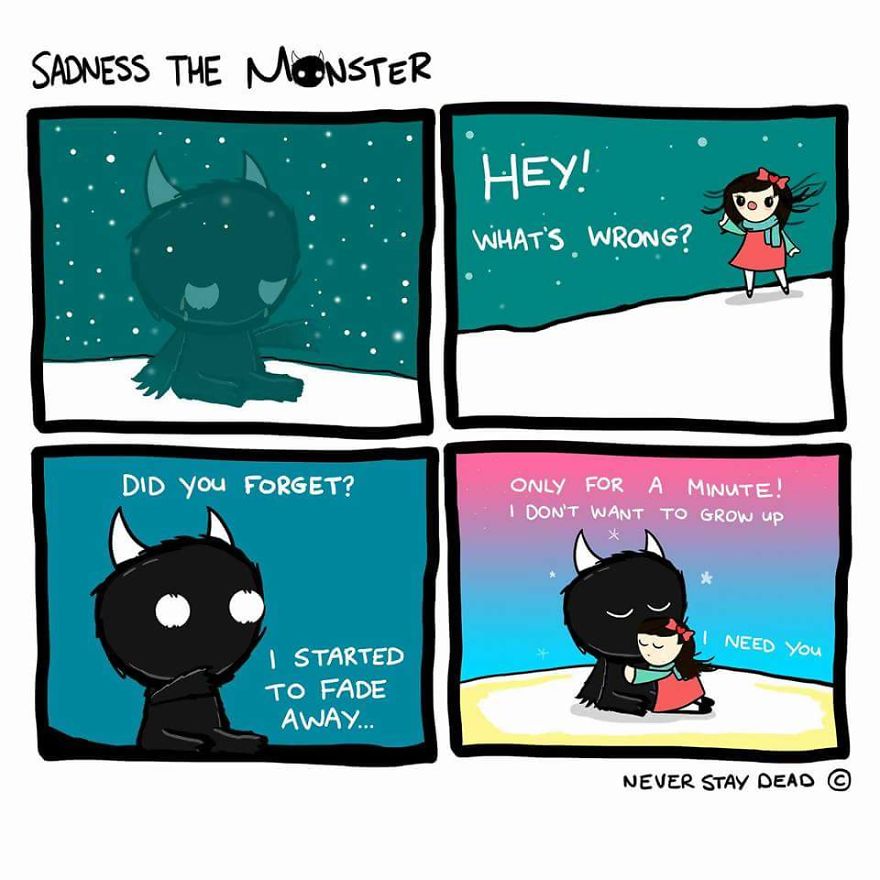 Meet Sadness The Monster, My Greatest Enemy And Savior