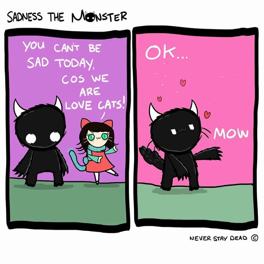 Meet Sadness The Monster, My Greatest Enemy And Savior