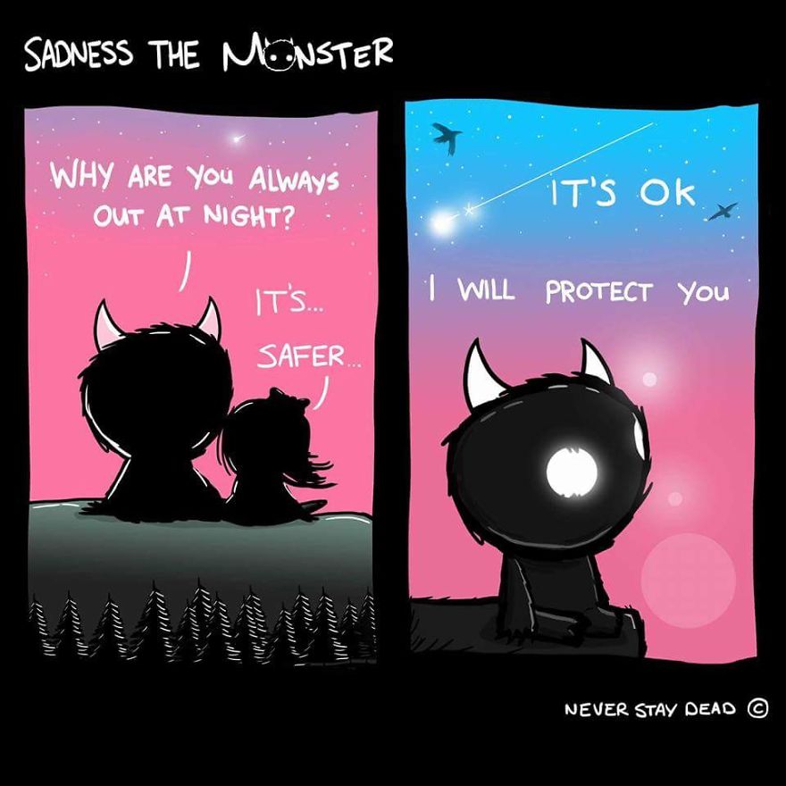 Meet Sadness The Monster, My Greatest Enemy And Savior