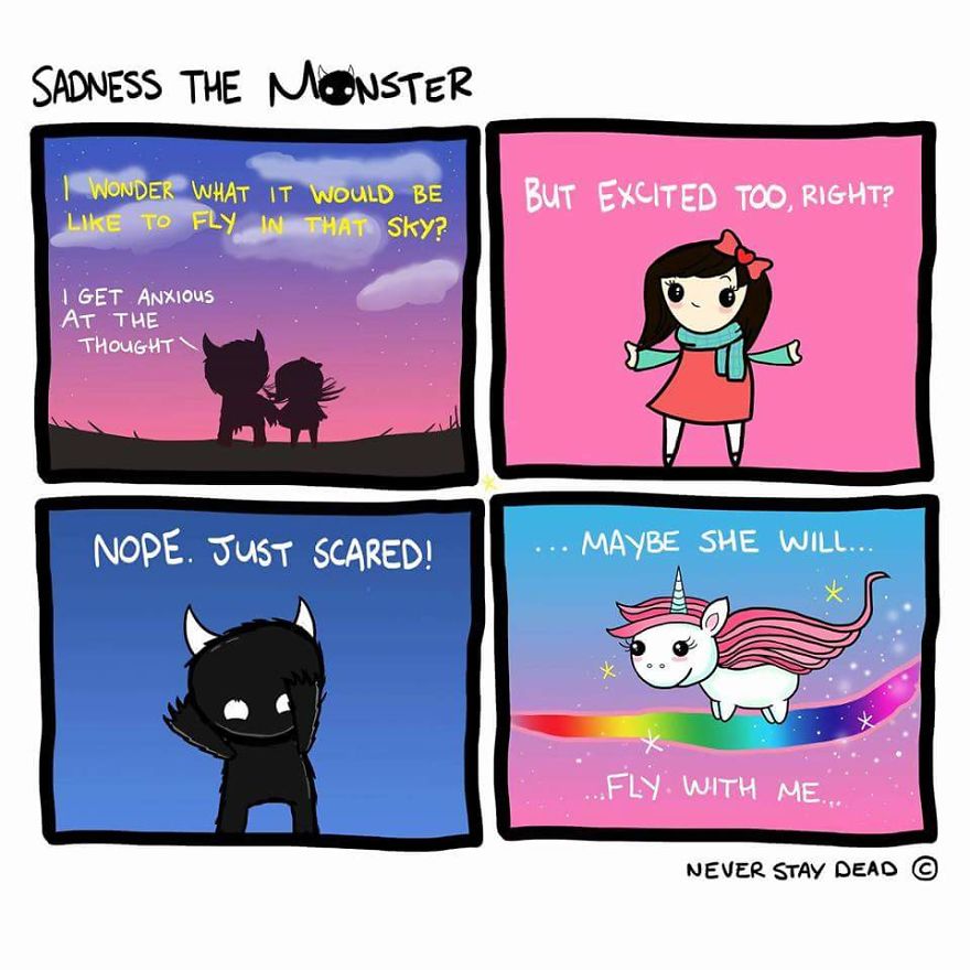 Meet Sadness The Monster, My Greatest Enemy And Savior