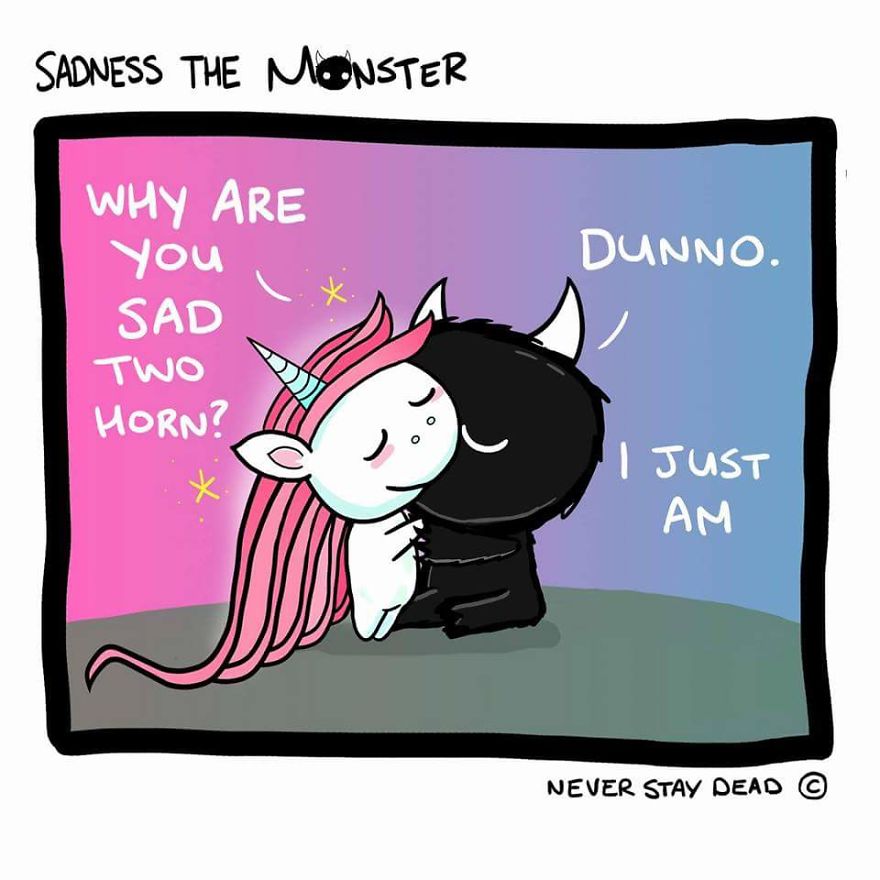 Meet Sadness The Monster, My Greatest Enemy And Savior