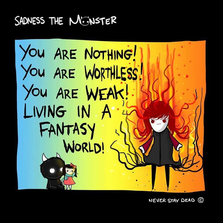 Meet Sadness The Monster, My Greatest Enemy And Savior