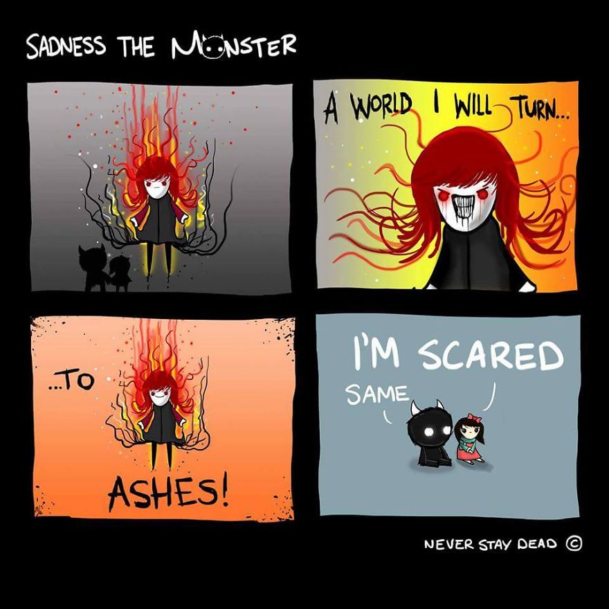 Meet Sadness The Monster, My Greatest Enemy And Savior