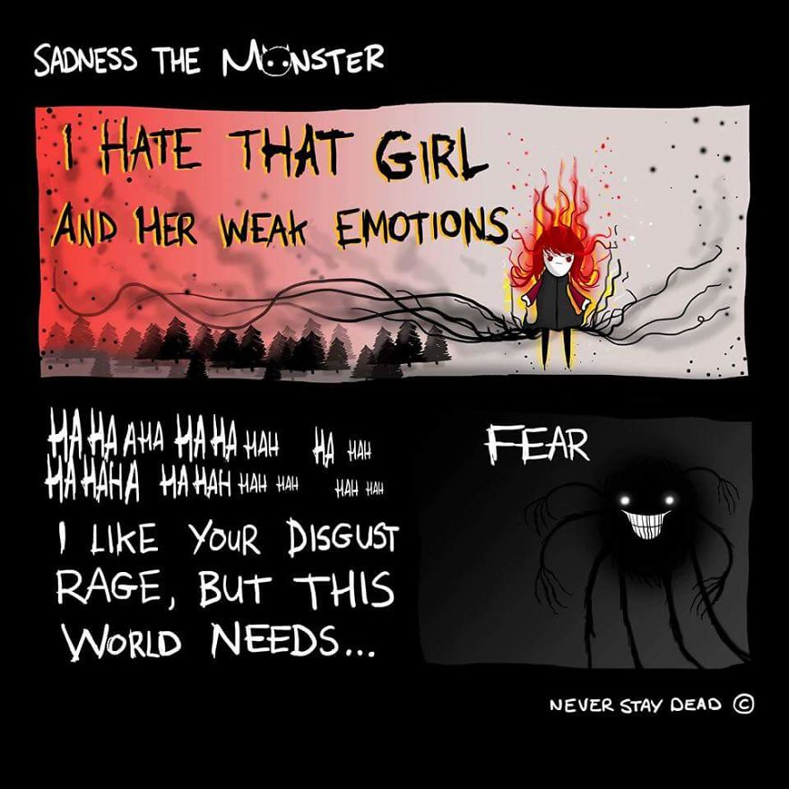 Meet Sadness The Monster, My Greatest Enemy And Savior