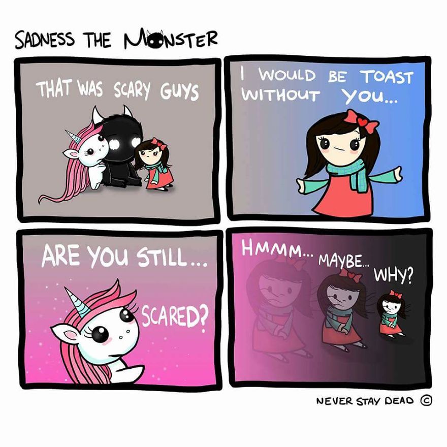 Meet Sadness The Monster, My Greatest Enemy And Savior