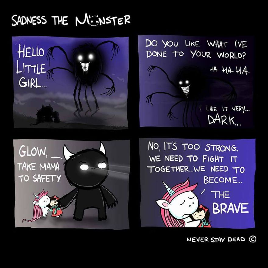 Meet Sadness The Monster, My Greatest Enemy And Savior