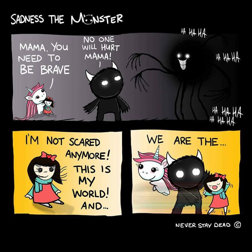 Meet Sadness The Monster, My Greatest Enemy And Savior