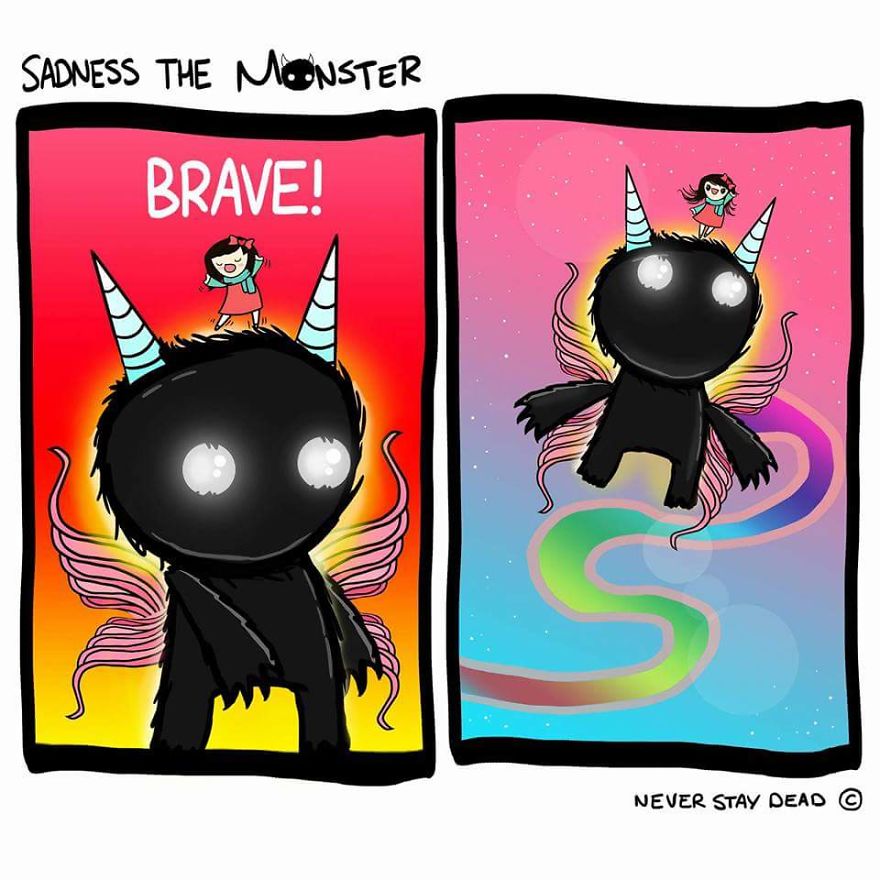 Meet Sadness The Monster, My Greatest Enemy And Savior