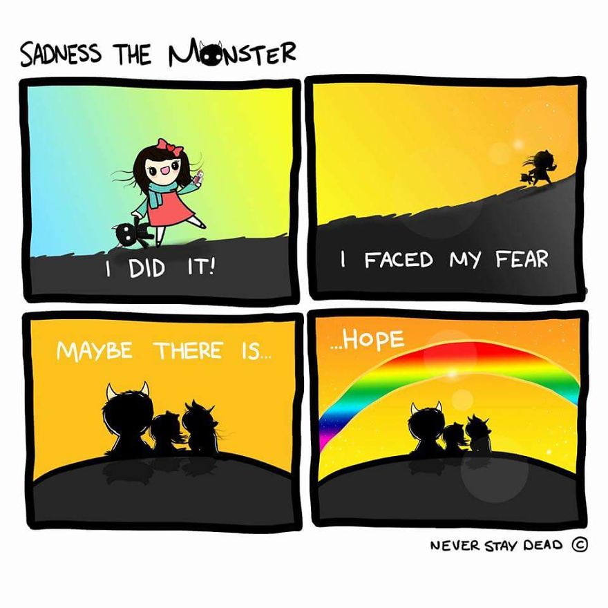 Meet Sadness The Monster, My Greatest Enemy And Savior