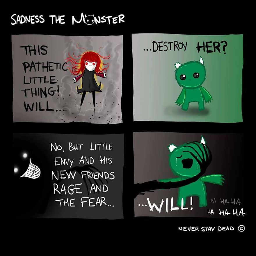 Meet Sadness The Monster, My Greatest Enemy And Savior Meet Sadness The Monster, My Greatest Enemy And Savior