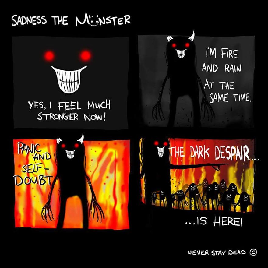 Meet Sadness The Monster, My Greatest Enemy And Savior