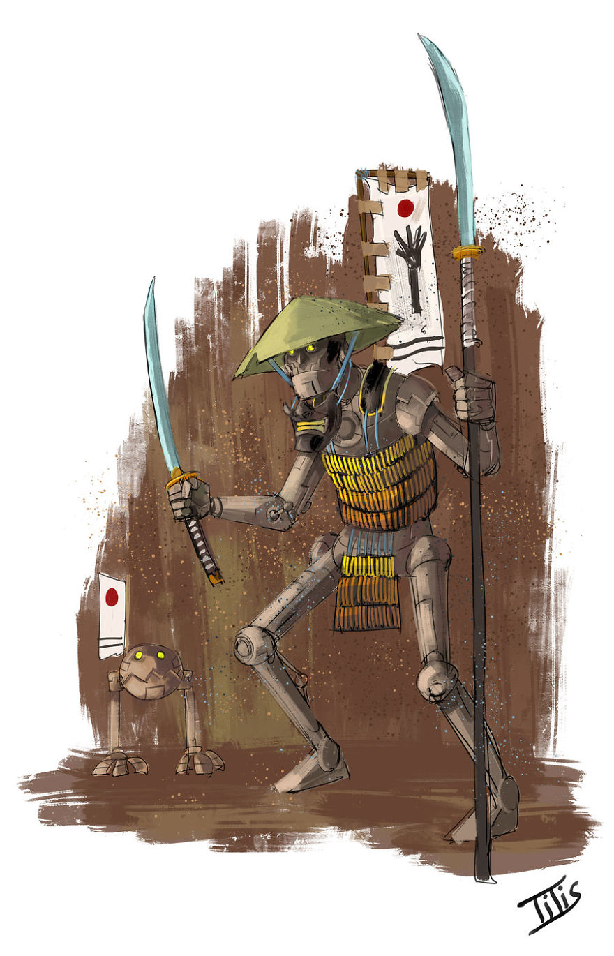 Samurai Uses His Patience Skills To Paint Miniatures And Make Superhero Comics