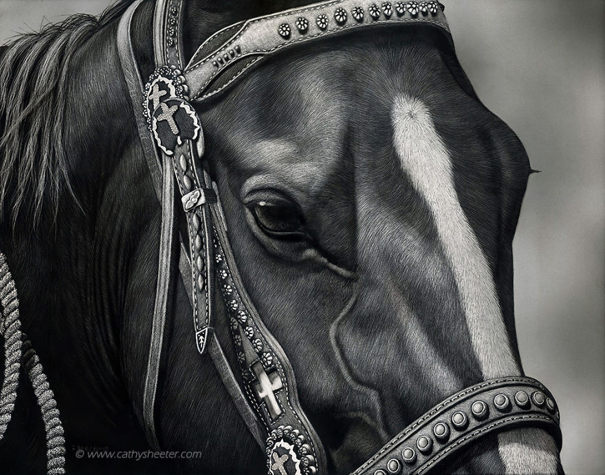 I Create Hyper-Realistic Scratch Drawings On An Ink Coated Board I Create Hyper-Realistic Scratch Drawings On An Ink Coated Board