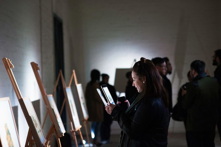 I Create Art And Stories That Come To Life From The Canvas Through Augmented Reality