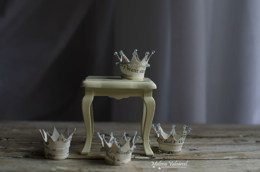 I Make Paper Miniatures And Incorporate Some Of Them To My Book Sculptures